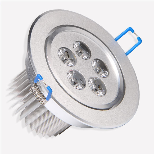 LED Recessed Light Fixture 5 Watt(Five 1 Watt) - Aimable - 4.17"