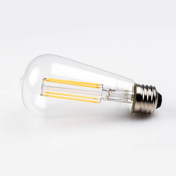 ST18 LED Filament Bulb - 40 Watt Equivalent Vintage Light Bulb - 12V DC - 350 Lumens