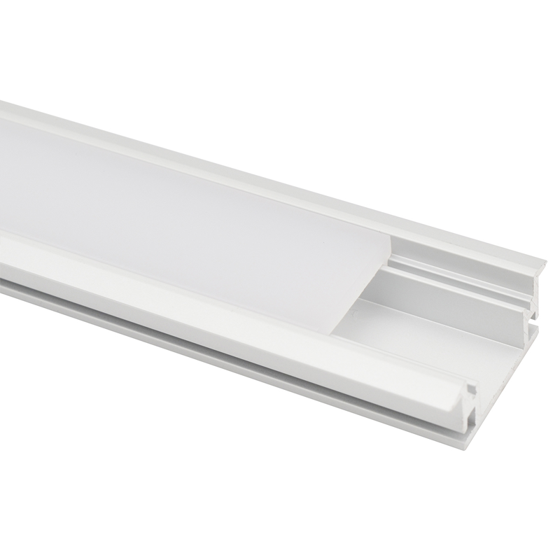 28x11mm Flush Mount Aluminum Profile Housing for Flexible LED Strip Lights - ALU-LE2811 Series