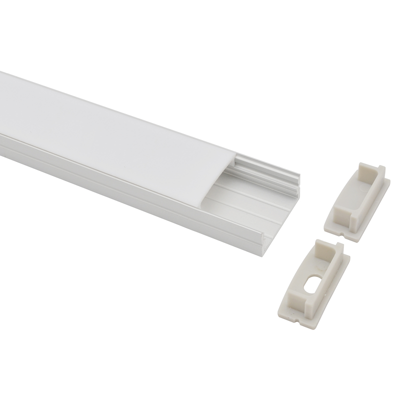 23x10mm Embedded /Surface-mounted Aluminum Profile Housing For Flexible LED Strip Lights - ALU-LS2310 Series