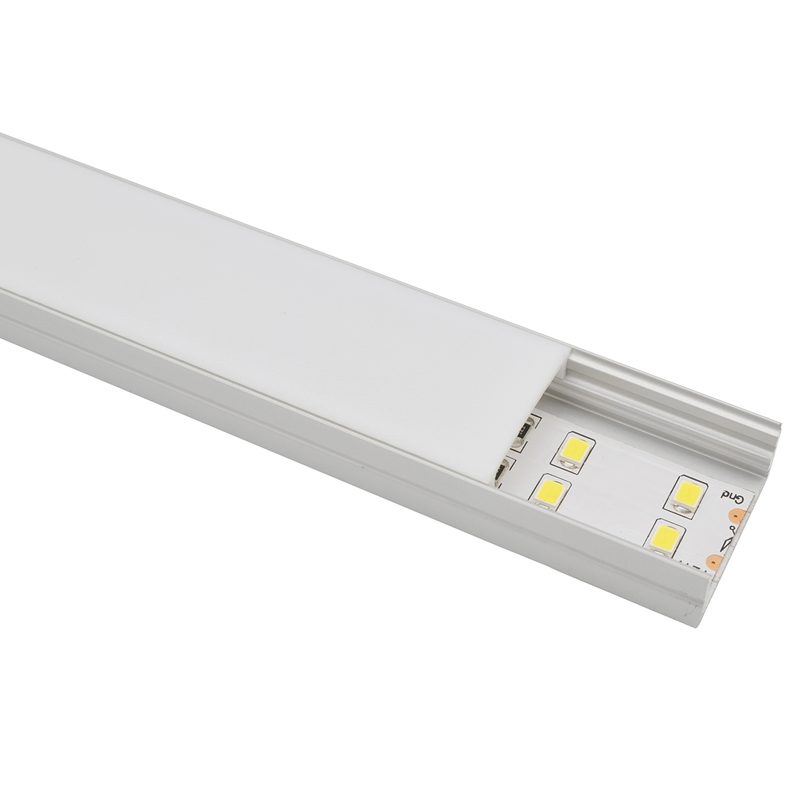 23x10mm Embedded /Surface-mounted Aluminum Profile Housing For Flexible LED Strip Lights - ALU-LS2310 Series