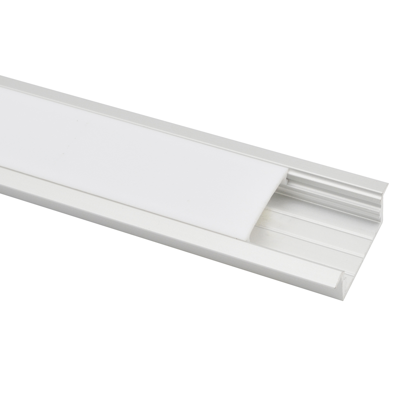 30x10mm Flush Mount Aluminum Profile Housing for Flexible LED Strip Lights - ALU-LS3010 Series