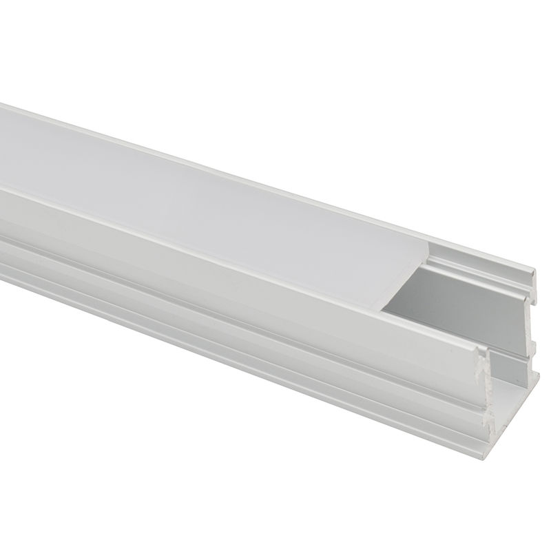 21x26mm Deep Recessed Extrusions Aluminum Profile Housing For Flexible LED Strip Lighting - AUL-LR2126 Series