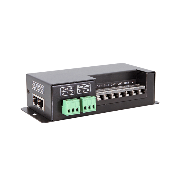 5 Amp 4 Channel LED DMX 512 Decoder