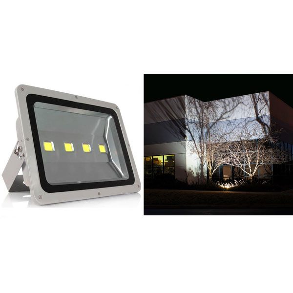 200 Watt 4 Chips High Power Outdoor LED Flood Light - Weatherproof(IP65) - 6500K/3500K