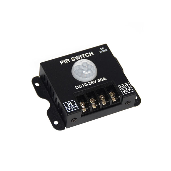 PIR Motion Sensor Switch - 12-24 VDC - 30 Amps