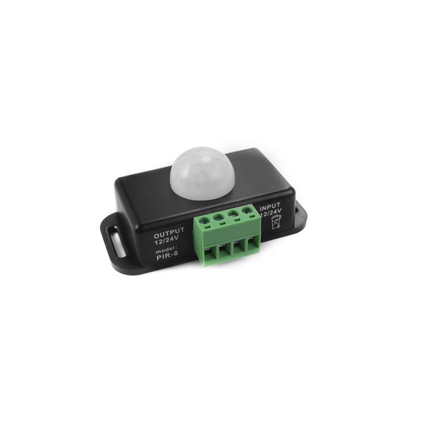 Mini PIR Motion Sensor Switch w/ Built In Timer - 12-24 VDC - 6 Amps