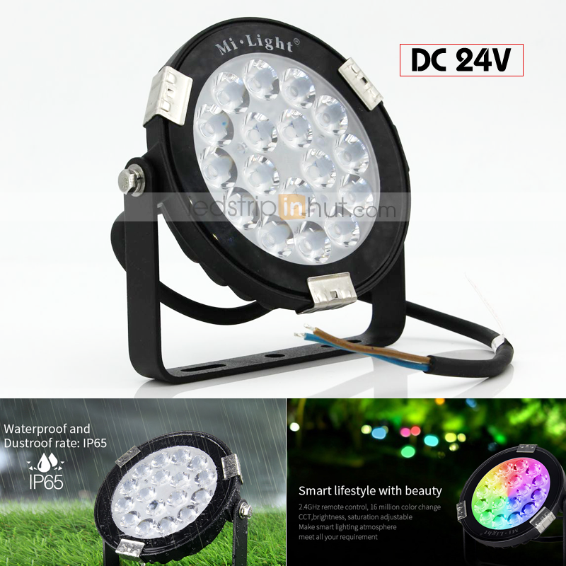 LED Landscape Lighting - 9W RGB+CCT Smart LED Garden Light - DC24V - Click Image to Close