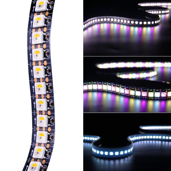 Adafruit NeoPixel Digital RGBW LED Strip - Black PCB 144 LED/m - 1m