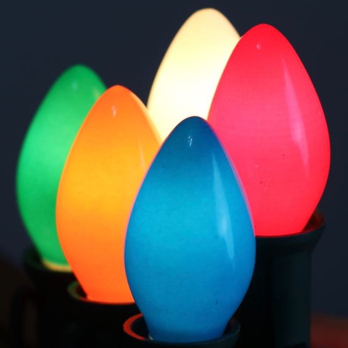 Opaque Multi-Color C9 Christmas String Lights - 25 ft. - 25 Bulbs