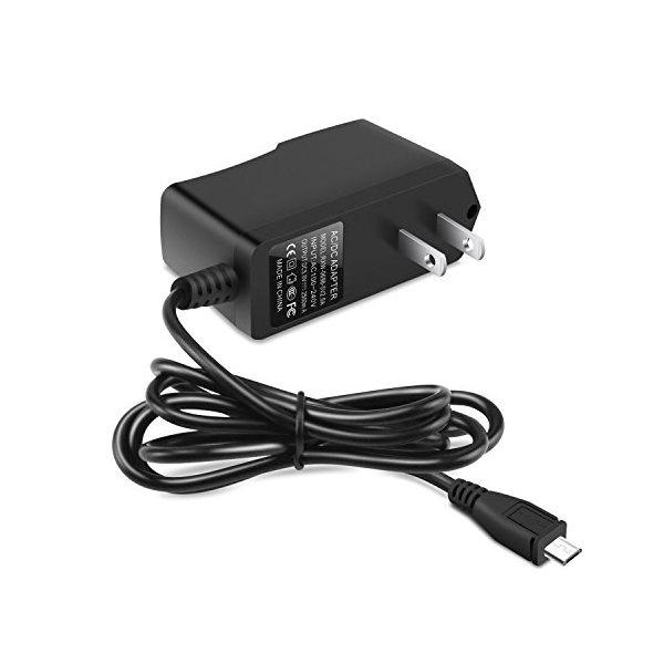 5V 2.5A Switching Power Supply with 20AWG MicroUSB Cable