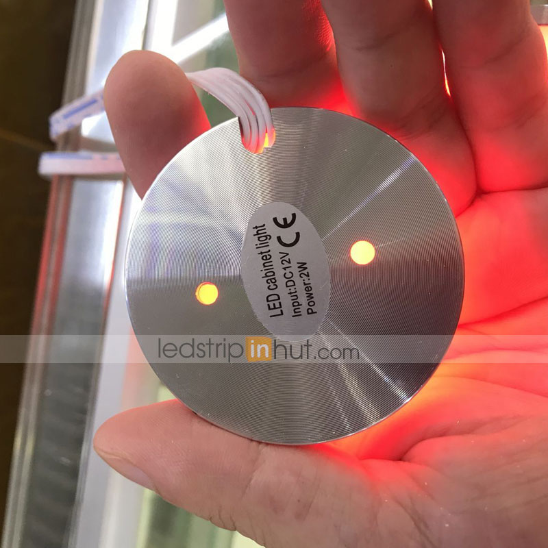12V Recessed/Surface Mount LED Puck Lights - 9 LED - 25 Watt Equivalent - 200 Lumens