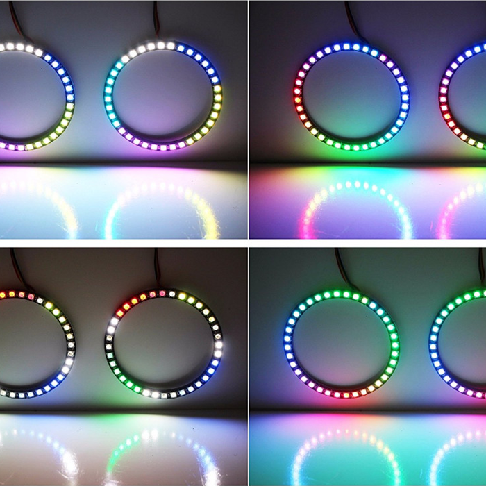 NeoPixel Ring 241 RGB LED with Integrated Drivers - 5V - 3 Chip RGB SMD LED 5050