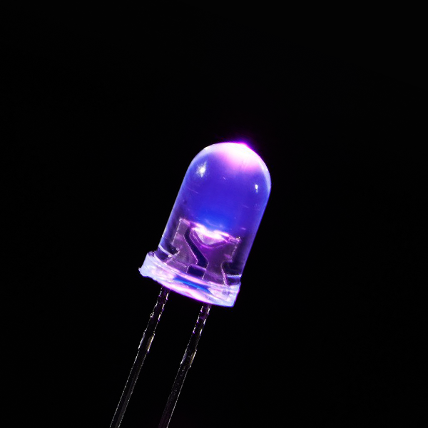 UV/UVA 400nm Purple LED 5mm Clear Lens - 10 pack