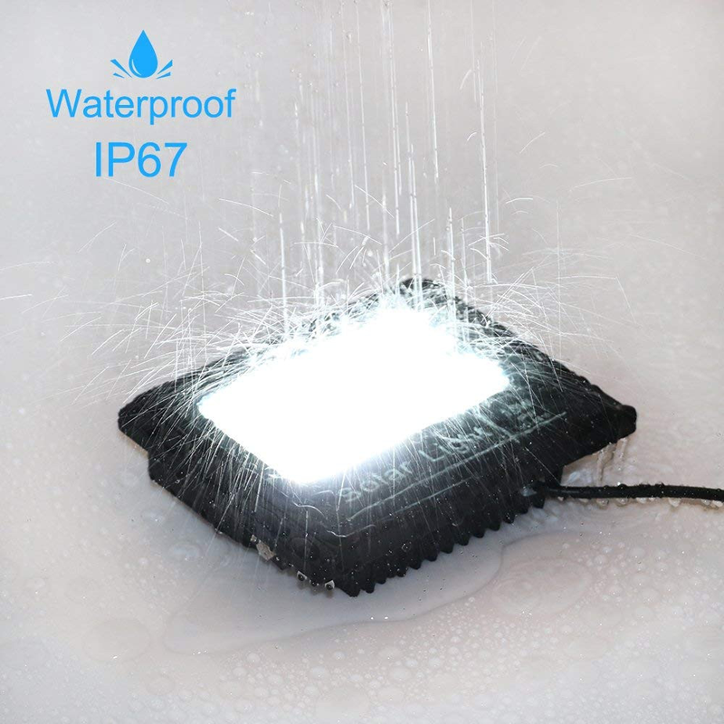 10Watt Dusk to Dawn Solar Powered Light Control Garden LED Floodlight - Waterproof IP67 for Outdoor Use
