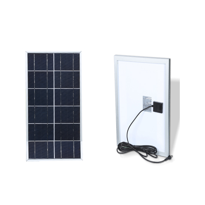 10Watt Dusk to Dawn Solar Powered Light Control Garden LED Floodlight - Waterproof IP67 for Outdoor Use
