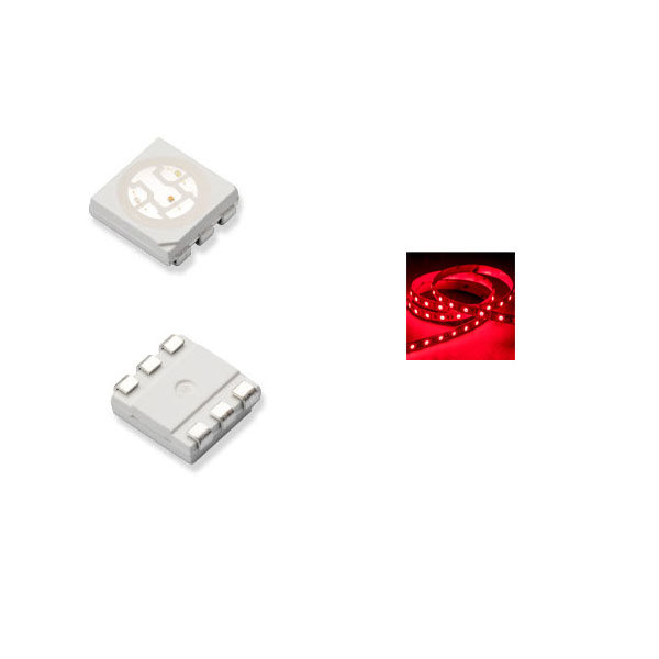 SMT RED 5050 SMD LED - 10 pack