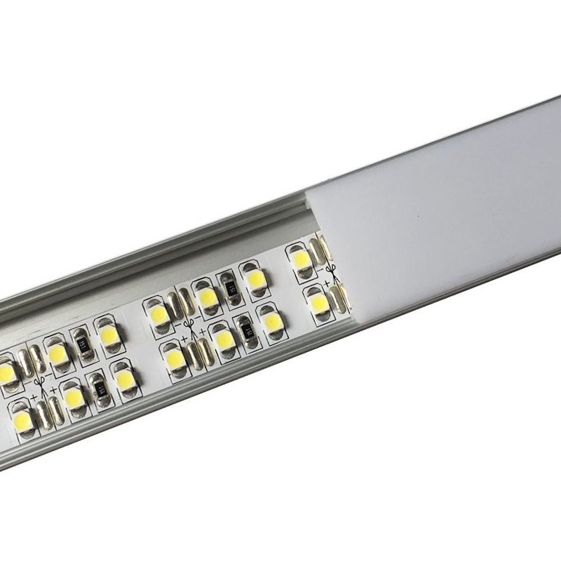 Low Profile Surface Mount LED Profile Housing for LED Strip Lights - U04-K Series