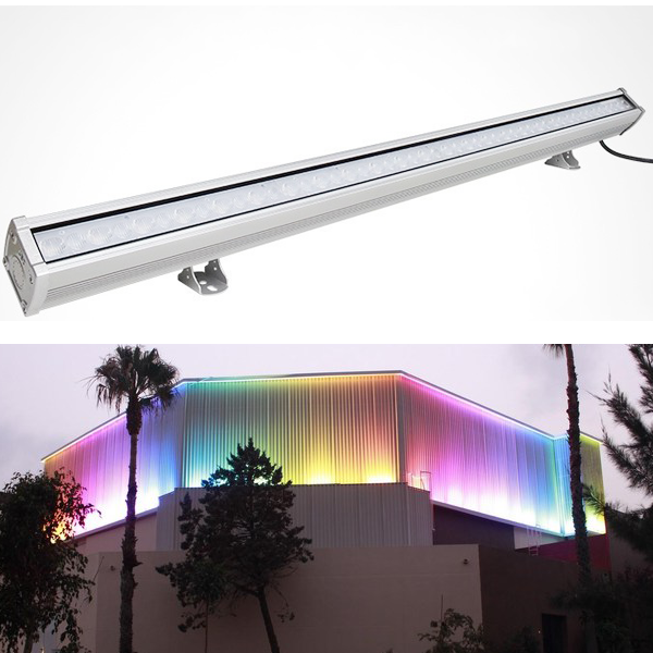 LED Landscape Lighting - 24 watt Linear RGB LED Wall Washer - AC86~265V
