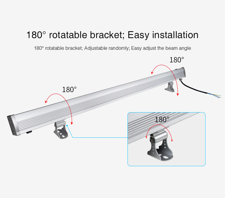 LED Landscape Lighting - 24 watt Linear RGB LED Wall Washer - AC86~265V